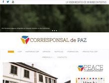 Tablet Screenshot of corresponsaldepaz.org